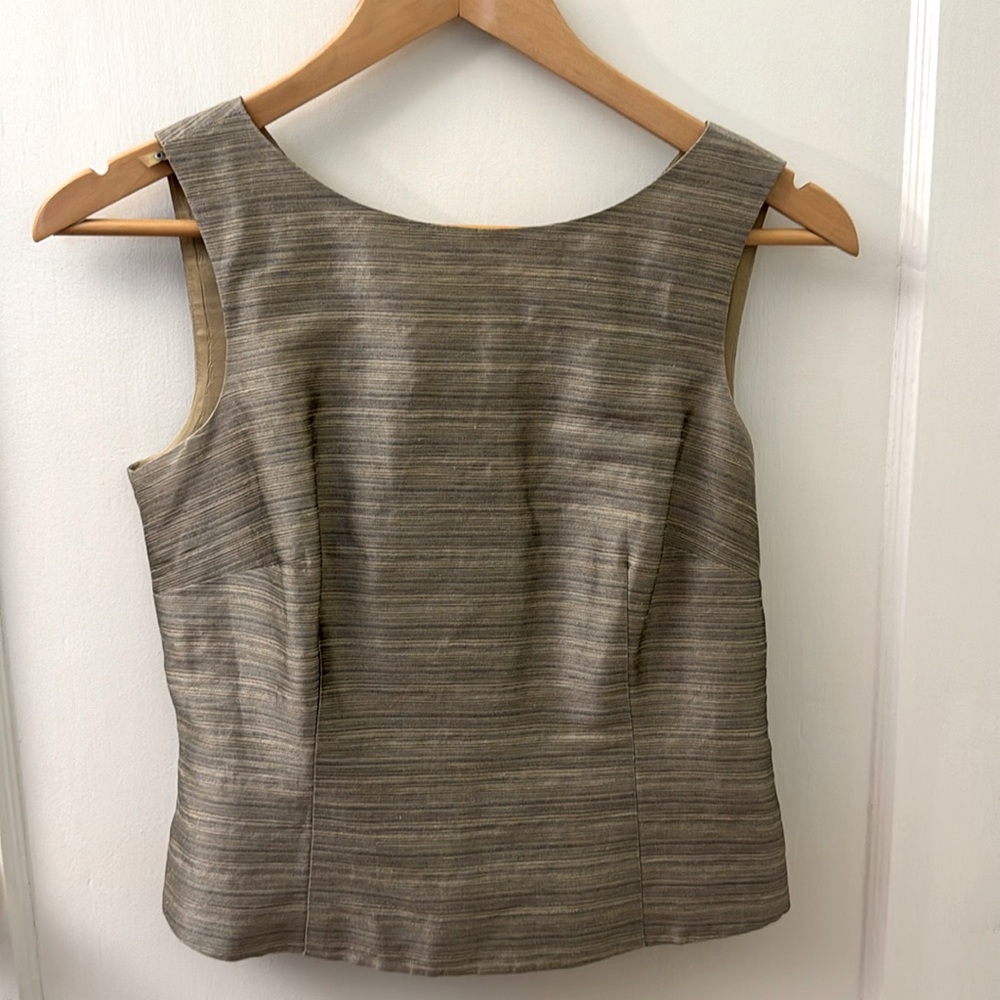 Ann Taylor Linen Top - Size 4P